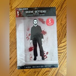 HALLOWEEN 2 MICHAEL MYERS Scene Setter Wall Party Decor Add On HORROR MOVIE PROP